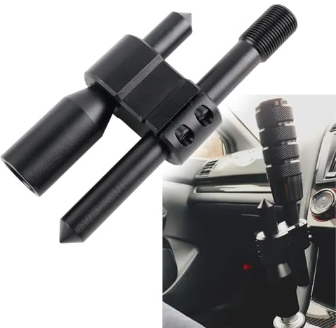 VVORHSBELL Gear Shifter Extension 6 Adjustable Lever Aluminum Alloy Universal Car Gear Knob Adapter for M8 M10 M12 & M18 Thread