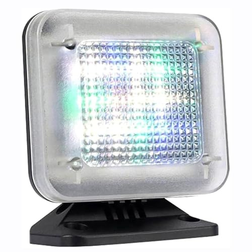 Simulateur de lumière LED pour TV avec minuteur et capteur crépusculaire pour la sécurité de la maison - Anti-effraction efficace et dissuasif contre le vol, protection améliorée contre le cambriolage