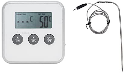 Termómetro electrónico para alimentos, LED, carne, barbacoa, termómetro Digital para cocinar, cocina