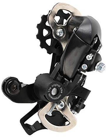 Bike Rear Derailleur, High Precision Metal Bicycle Rear Wheel Derailleur, 21/24 Speed for Road, Mountain, and City Bikes