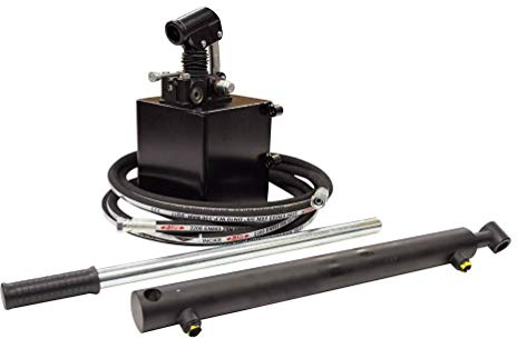 Flowfit Hydraulische Doppelhub-Handpumpe, Anhänger/Kippset, zum Heben von 3,9 Tonnen, Hub 400 mm, zum Heben von 3,9 Tonnen, Hub 400 mm