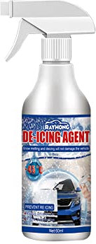 60ml Parabrezza Agente di sbrinamento Auto Esterno Portatile Finestra Vetro Sciogliere Spray Multiuso Parabrezza Antigelo Fusione Neve Ghiaccio