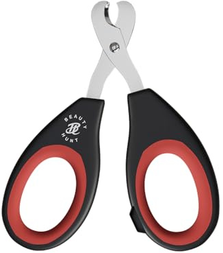 BeautyHunt Puppy Nail Clippers Small Dog, guinea pig nail clippers, kitten nail clippers, Pet Claw Trimmers Scissors for Rabbits, Birds, Tiny Dogs, Gerbils and Hamsters | Stainless Steel