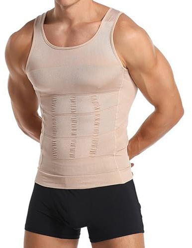 Débardeur de compression pour homme, gainant et amincissant le ventre Complexion M