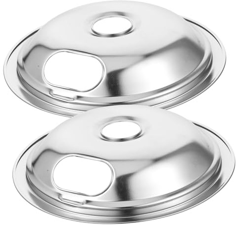 BESPORTBLE 2pezzi Leccarde di Ricambio per Barbecue Copertura per Bruciatori Elettrici Coperchio per Fornelli Elettrici Leccarde in Ferro da Cucina