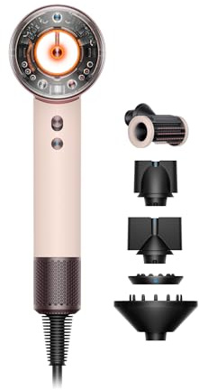 Dyson Supersonic Nural™ Secador de pelo Liso+Ondulado – secado rápido e inteligente sin daños por calor, ajuste automático de temperatura, incluye 5 accesorios inteligentes