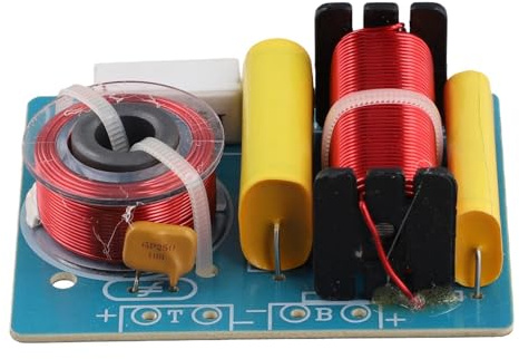 Ujjdwiurgh Diviseur de Fréquence Audio 2 Voies 120 W, Haut-Parleur de Basse, Caisson de Basses, Filtres Croisés, Accessoires 2800 Hz