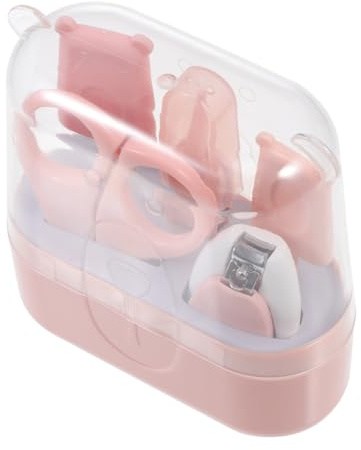 minkissy Nagelknipser mit Babypinzette und Babynagelfeile für Neugeborene Inklusive Aufbewahrungstasche Ergonomische Griffe für Sicheren Halt