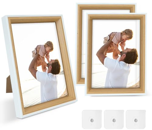 FALSKT 3PCS Cornice Foto 13x18cm Cornice Legno in MDF Portafoto