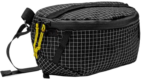 Wandergürteltasche – Multifunktionale Gürteltasche, tragbar, für Herren und Damen, Wander-Taillenhalter, Handyhalterung, Kletterausrüstung, Festival, freihändige Reisetasche, Schwarz , Beziehen Sie