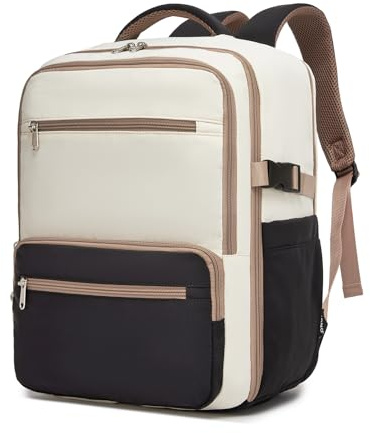 KONO Ryanair handbagage 40 x 30 x 20, ryggsäck för flygplan 24 L, underseat cabin bag med laptopfack för 15,6 tum, lätt damryggsäck för EasyJet, resväska för män och kvinnor