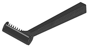 100 Stk. Unigloves Einmal-Rasierer SCHWARZ einschneidig mit Klingenschutz