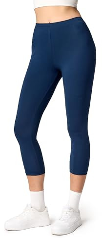 Ladeheid Leggings Capri Mujer LA40-132 | Mallas deportivas 3/4 ligeras y cómodas para verano y entrenamiento