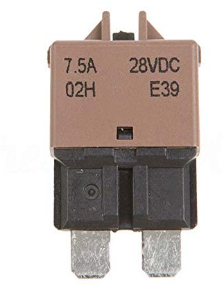 Mintice 7,5A Portafusibles Adapta Cuchilla Interruptor Circuito Disyuntor | 12V/24V Kit de Coche Automotriz Resettable en Línea Portafusibles Protección Estéreo Manual