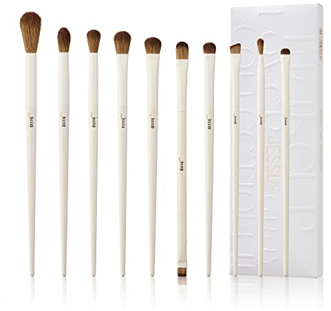 Jessup Pinselset Augenpinsel Lidschattenpinsel Set Augen Make Up Pinsel Set Professional 10 Stück Makeup Pinsel Schminkpinsel Kosmetikpinsel Set Eyeliner Pinsel Eye Brushes Set T330