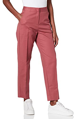 Tommy Hilfiger Slub Co Pantaloni alla Caviglia Slim, Misty Red, 30 W Donna