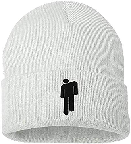 JFAN Cappello Lavorato A Maglia Unisex Diversi Colori Hip Hop Cappelli Slouchy di Moda All'Aperto Invernale Inverno Caldo Beanie Regali Speciali per I Fan Bianco Taglia Unica