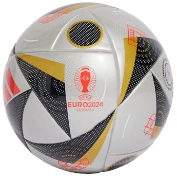 Adidas Football Love Finale Euro 2024 Mini Ball IX4048, Unisex Footballs, Silver, 1 EU
