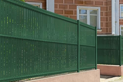 Casanoov Lamelles occultantes PVC, CINTO, 6m, H.170 cm, Vert, Rouleau brise-vue occultant pour panneau grillagé