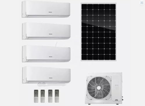 36000BTU Solar Inverter Multi 9K+12K+18K Zones Split Air Conditioner & Heater