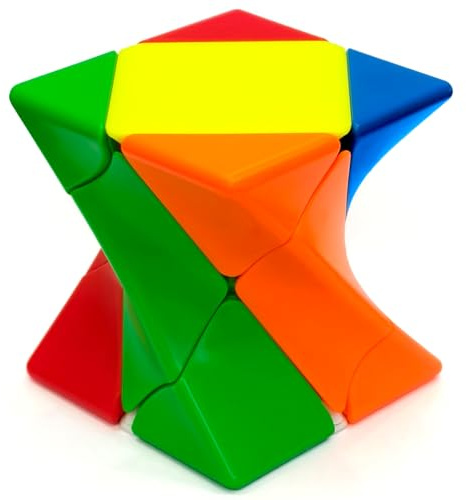 ROXENDA 3x3x3 Zauberwürfel Skewb Twist Stickerless Cube Twisty Würfel Smooth Turn Puzzle Spielzeug für Kinder