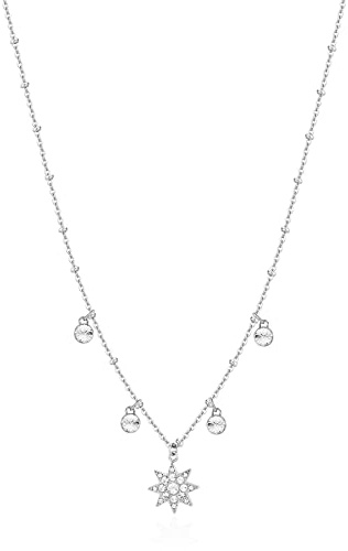 Brosway Stjärnsymbol damhalsband i rostfritt stål | CHAKRA-kollektion - BHKN078