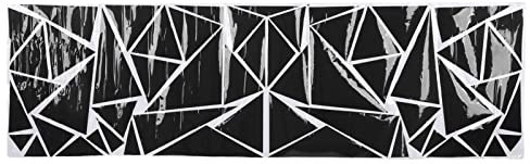 Unika Trianglar Triangel Bildekorationsdekaler Universal DIY Body Sticker Lång Rand för SUV Lastbilsdörr Sport Racing Dekaler Dekorativ 2M60CM 12 DAG Levererad Grafik (Svart)