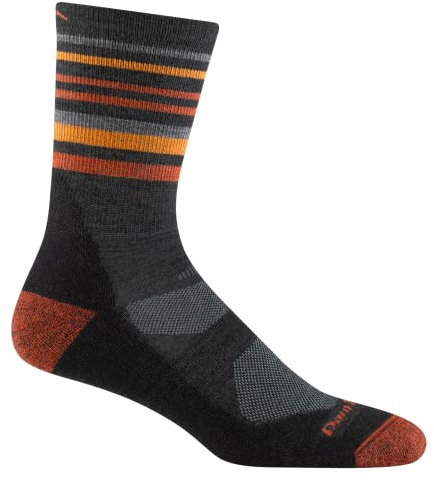 Darn Tough Men's Fastpack Micro Crew Lightweight with Cushion Hiking Sock (Style 5012) - Charcoal, X-Large