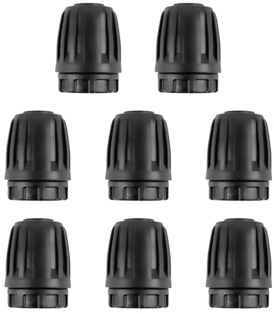 CINEMON Micro-Drip-System Verschlussstopfen 20 mm, Endstopfen für Tropfschlauch Schlauchadapter, Praktischer Verschluss von 20 mm Rohren, Quick & Easy Verbindungstechnik (8 Stück)