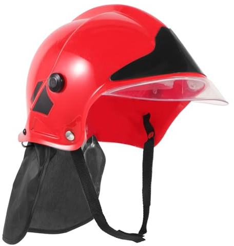 PACKOVE Casque De Pompier pour Cosplay Accessoire De Fête pour Costume pour Simulations Et Événements Festifs