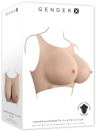 Gender X Undergarments - Plate E-Cup Light Flesh 30 cm
