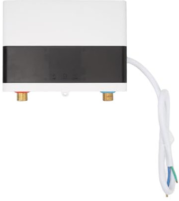 Chauffe-eau électrique Chauffe-eau Électrique 3000W/6000W Chauffe-eau Instantané Chaudière Maison Cuisine Radiateurs Électriques Pour les petits appartements(Grijs,110 4000W)