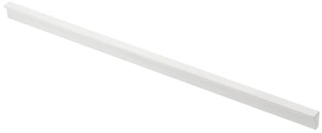 GTV Maniglia per mobili Pillar, alluminio bianco opaco, sottile ed elegante, per mobili alti, versatile, 360 x 18,5 x 10,7 mm, con viti, moderna e funzionale