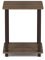 Furinno Simplistic Sofatisch, Couchtisch, Beistelltisch, mit 2 Ebenen, 2-er Set, Walnuss/Braun