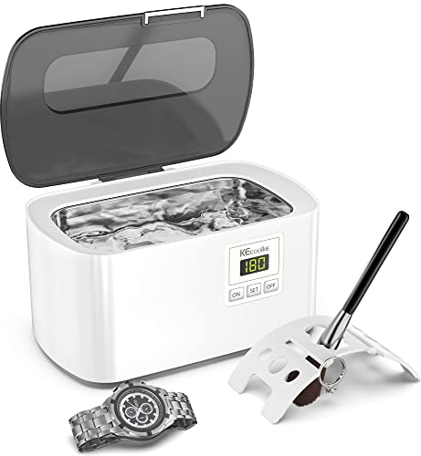 Ultraschallreinigungsgerät Ultraschallreiniger Degas Ultraschallgerät KECOOLKE 600 ml Schallreiniger mit digitalem Timer für Brillen Ringe Münzen Ringe Silber