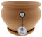 Grand pot de fleurs en céramique pour extérieur en terre cuite Modèle 04 26 x 26 x 21 cm