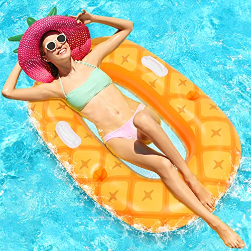 COOLJOYA Materassini da Piscina Gonfiabili Amaca Letto Galleggiante Acqua Estate Nuoto Sedia a Sdraio Regalo per Adulti e Bambini