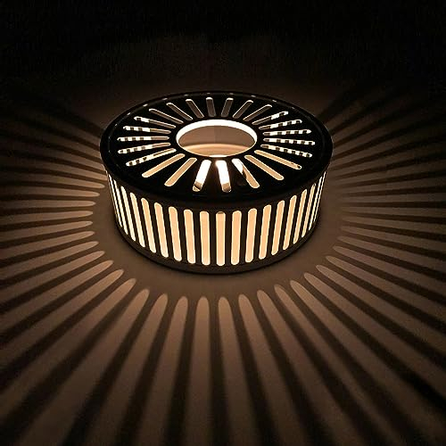 Creano White Tea Pot Warmer - Made of Stainless Steel with Tea Light Holder - Stable Does Not Rattle - Suitable for All Teapots