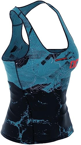 SMMASH Tank Top för kvinnor, topp ärmlös för sport utomhus OCR korsträning fitness yoga gym, andningsbar funktionell skjorta, sporttopp, sportskjorta, professionella sportkläder, Echo, M