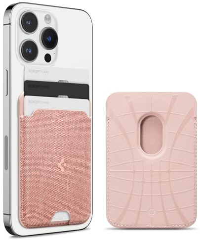 Spigen Urban Fit MagFit MagSafe Korthållare Kompatibel med iPhone 17/16/15, andra MagSafe-modeller och Google Pixel 10-serien med Pixelsnap - Roséguld