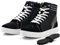 IRON JIA'S Scarpe Moto Uomo Stivali Moto Uomo Casual Strada Traspiranti Antiscivolo con Cerniera Laterale Supporto per La Caviglia Nero 41