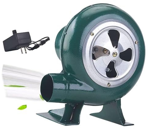 Accesorios para Barbacoa, soplador centrífugo para barbacoas, soplador eléctrico de Velocidad Variable para Herrero, Bomba de soplador con regulador, Encendedor de carbón