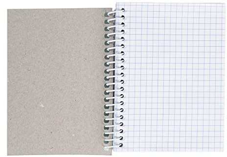 Cuaderno espiral liderpapel bolsillo dieciseavo 80 x 110 mm smart tapa blanda 80h 60gr cuadro 4mm colores surtidos. Unidad