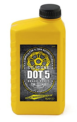 Motorcycle Storehouse B.V. DOT 5 Silikon Bremsflüssigkeit 1 Liter Auto Motorrad Oldtimer