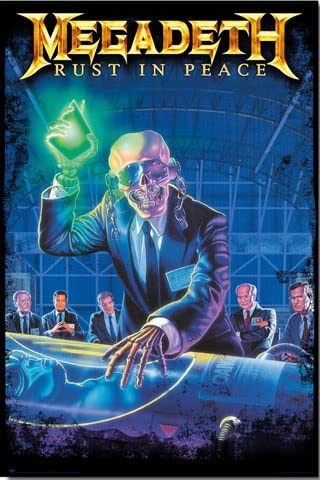 empireposter Megadeth - Rust in Peace - Metal Band Poster Druck - Größe 61x91,5cm