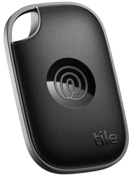 Tile by Life360 Pro (2024) – Leistungsstarker Bluetooth-Tracker, Schlüssel- und Gegenstandsfinder für Schlüssel, Taschen und mehr. iOS- & Android-kompatibel. Handy-Finder. 1er-Pack (Schwarz)
