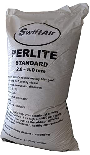 Swiftair Perlite 100L Bag for Horticultural and Organic Gardening 2-5mm Perlite