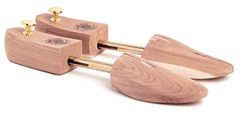 Cobbler's Choice Cedar Shoe Tree - Made With All Natural Aromatic Cedar Wood (Large/Men's 10W - 12M)