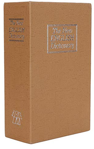 Joyzan Caja Fuerte Para Libros con Cerradura de Combinación, Guardar Dinero Libro Seguridad Portátil Efectivo Joyas Llaves Combinación Alcancía Diccionario Contraseña Regalo Ahorrar Almacenamiento