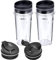 Ninja 16oz Single Serve Blender Cup with Lid and Seal - Plastic Juicer Bottle for Travel